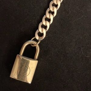 COPY - Louis Vuitton Padlock #221 with chain to use as a purse charm